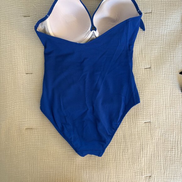 BODEN Enhancer Swimsuit - Surf The Web Blue - Picture 7 of 8